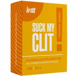 INTT - GEL DE SUCCIÓN CON EFECTO DE SUCTO PARA EL CLÍTORIS, SABOR A MANGO TROPICAL, 15 ML