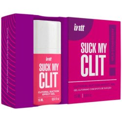 INTT - GEL DE SUCCIÓN CON EFECTO DE SUCCIÓN PARA EL CLÍTORIS, SABOR A FRESA SILVESTRE, 15 ML