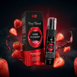 INTT - DEEP THROAT MORE PLEASURE SPRAY ORAL SABOR FRESA