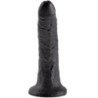 KING COCK - DILDO NEGRO 17,8 CM