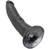 KING COCK - DILDO NEGRO 17,8 CM