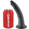 KING COCK - DILDO NEGRO 17,8 CM