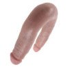 KING COCK - PEQUEÑO DOBLE PROBLEMA EN FORMA DE U CARNE 12,7 CM