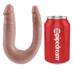 KING COCK - PEQUEÑO DOBLE PROBLEMA EN FORMA DE U CARNE 12,7 CM