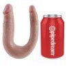 KING COCK - PEQUEÑO DOBLE PROBLEMA EN FORMA DE U CARNE 12,7 CM
