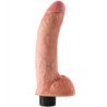 KING COCK - PENE VIBRADOR DE 23 CM CON TESTÍCULOS DE CARNE