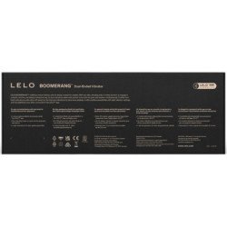 LELO - VIBRADOR DE DOBLE EXTREMO BOOMERANG ROJO CORAL