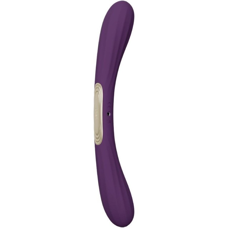 LELO - VIBRADOR DE DOBLE EXTREMO BOOMERANG MORADO