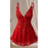 LIVCO CORSETTI FASHION - NUIT SET T-SHIRT + RED PANTY 2028 L/XL