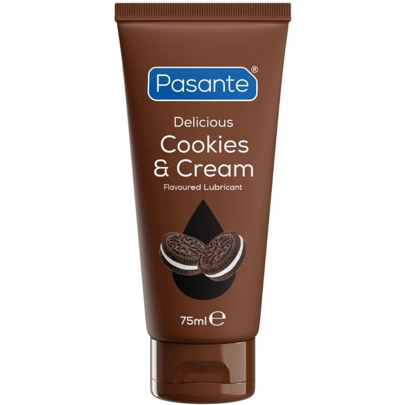 PASANTE - LUBRICANTE A BASE DE AGUA CON SABOR A GALLETAS Y CREMA 75 ML