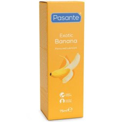 PASANTE - Lubricante a base de agua con sabor a plátano, 75 ml