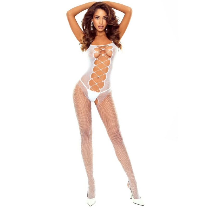 PASSION - BODY DE ENCAJE BLANCO BS124