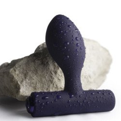 ROCKS-OFF - Tapón anal recargable NOVA ORBITAL, premium y potente, 16 funciones, azul.