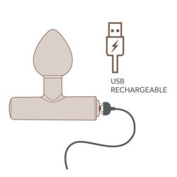 ROCKS-OFF - NOVA ASTRYX TAPON ANAL RECARGABLE PREMIUM Y POTENTE DE 16 FUNCIONES NEGRO