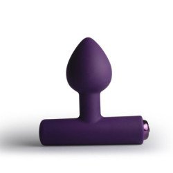 ROCKS-OFF - NOVA ASTRYX TAPÓN ANAL RECARGABLE PREMIUM Y POTENTE DE 16 FUNCIONES, COLOR MORADO