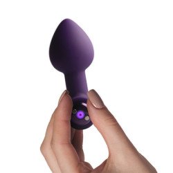 ROCKS-OFF - NOVA ASTRYX TAPÓN ANAL RECARGABLE PREMIUM Y POTENTE DE 16 FUNCIONES, COLOR MORADO