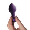 ROCKS-OFF - NOVA ASTRYX TAPÓN ANAL RECARGABLE PREMIUM Y POTENTE DE 16 FUNCIONES, COLOR MORADO