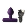 ROCKS-OFF - NOVA ASTRYX TAPÓN ANAL RECARGABLE PREMIUM Y POTENTE DE 16 FUNCIONES, COLOR MORADO