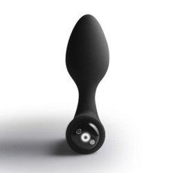 ROCKS-OFF - NOVA SOLARIS TAPON ANAL RECARGABLE, DELGADO Y POTENTE, 16 FUNCIONES, NEGRO