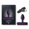 ROCKS-OFF - NOVA SOLARIS TAPON ANAL RECARGABLE, DELGADO Y POTENTE, 16 FUNCIONES, COLOR MORADO