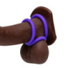 ROMP - REMIX TRIO SET DE 3 ANILLOS DE SILICONA MORADA PARA EL PENE