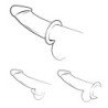 ROMP - REMIX TRIO SET DE 3 ANILLOS DE SILICONA MORADA PARA EL PENE
