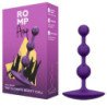 ROMP - AMP PERLAS ANALES DE SILICONA FLEXIBLES MORADAS 12,5 CM MORADO
