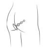ROMP - AMP PERLAS ANALES DE SILICONA FLEXIBLES MORADAS 12,5 CM MORADO