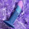 ROMP - PEQUEÑO DILDO DE SILICONA CON VENTOSA TRICOLOR DE 14 CM