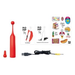 ROMP - POP ESTIMULADOR CLITORAL DE ALTA FRECUENCIA ROJO