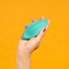 ROMP - VIBRADOR DE ONDAS ESTIMULADOR CLITORAL FORMA ERGONÓMICA VERDE AGUA