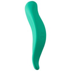ROMP - VIBRADOR DE ONDAS ESTIMULADOR CLITORAL FORMA ERGONÓMICA VERDE AGUA
