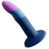 ROMP - ARNÉS PICCOLO + DILDO DE SILICONA CON VENTOSA TRICOLOR DE 14 CM