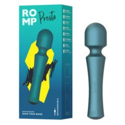 ROMP - VIBRADOR MINI DE VARILLA PRESTO CON CABEZAL FLEXIBLE VERDE