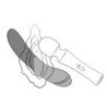 ROMP - VIBRADOR MINI DE VARILLA PRESTO CON CABEZAL FLEXIBLE VERDE