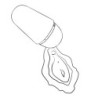 ROMP - ESTIMULADOR CLITORAL GRATIS CON TAPA, 10 NIVELES, RECARGABLE, COLOR MORADO