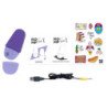 ROMP - ESTIMULADOR CLITORAL GRATIS CON TAPA, 10 NIVELES, RECARGABLE, COLOR MORADO