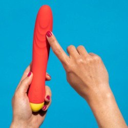 ROMP - VIBRADOR MULTIFUNCIÓN PARA EL PUNTO G HYPE ROJO