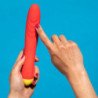 ROMP - VIBRADOR MULTIFUNCIÓN PARA EL PUNTO G HYPE ROJO