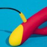 ROMP - VIBRADOR RECARGABLE DE CONEJO JAZZ ROJO