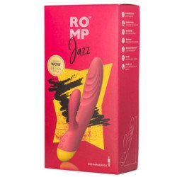 ROMP - VIBRADOR RECARGABLE DE CONEJO JAZZ ROJO