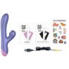 ROMP - PULSE RABBIT VIBRADOR DOBLE DE PUNTO G AZUL ELÉCTRICO