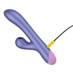 ROMP - PULSE RABBIT VIBRADOR DOBLE DE PUNTO G AZUL ELÉCTRICO