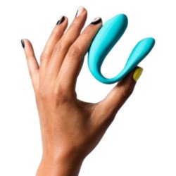 ROMP - VIBRADOR DE PAREJAS TURQUESA PARA UNIR
