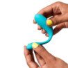 ROMP - VIBRADOR DE PAREJAS TURQUESA PARA UNIR