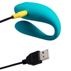 ROMP - VIBRADOR DE PAREJAS TURQUESA PARA UNIR