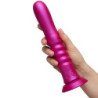 ROMP - JIGGLE UP AND DOWN VIBRATOR WITH PINK SUCTION CUP