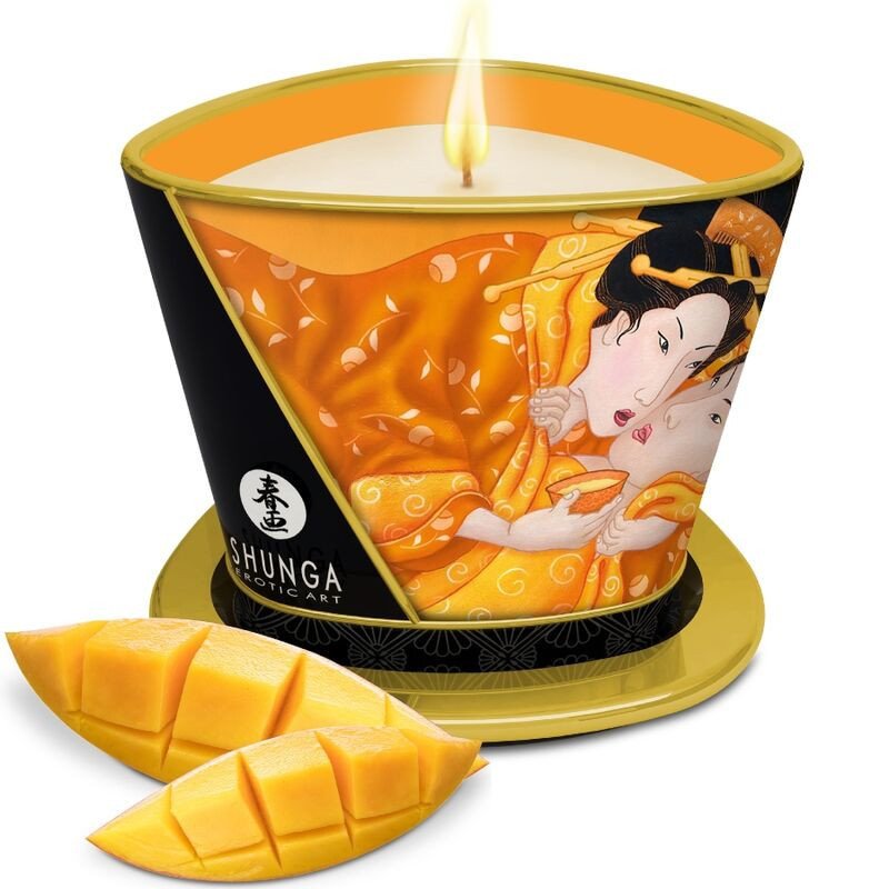 SHUNGA - VELA DE MASAJE DE MANGO 170 ML