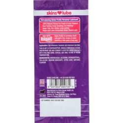 SKINS - LUBRICANTE A BASE DE AGUA CON SABOR A MANGO Y MARACUYÁ, DOSIS ÚNICA DE 5 ML