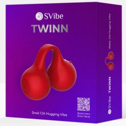 VIBRADOR DE DEDO SNAIL VIBE - TWINN CHERRY